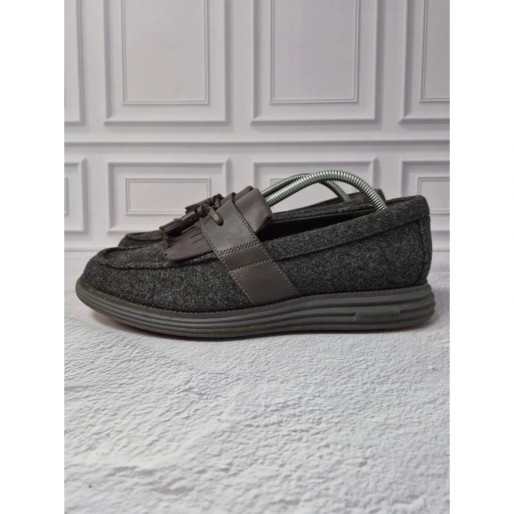 Cole Haan OriginalGrand 10 Year Anniversary Wool Kiltie Tassel Loafers Size 10.5